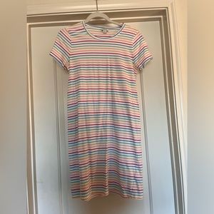 J Crew Rainbow Tshirt Dress - Size XS